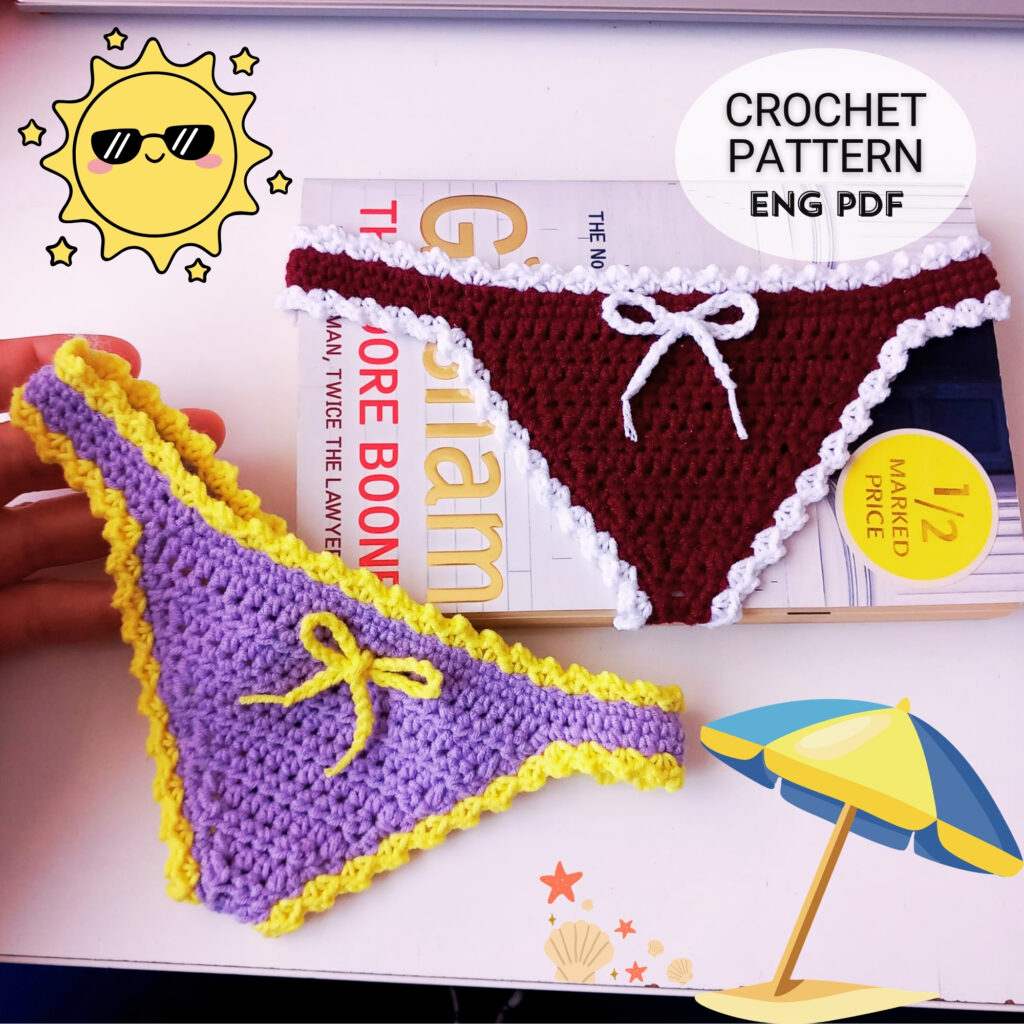 crochet book mark