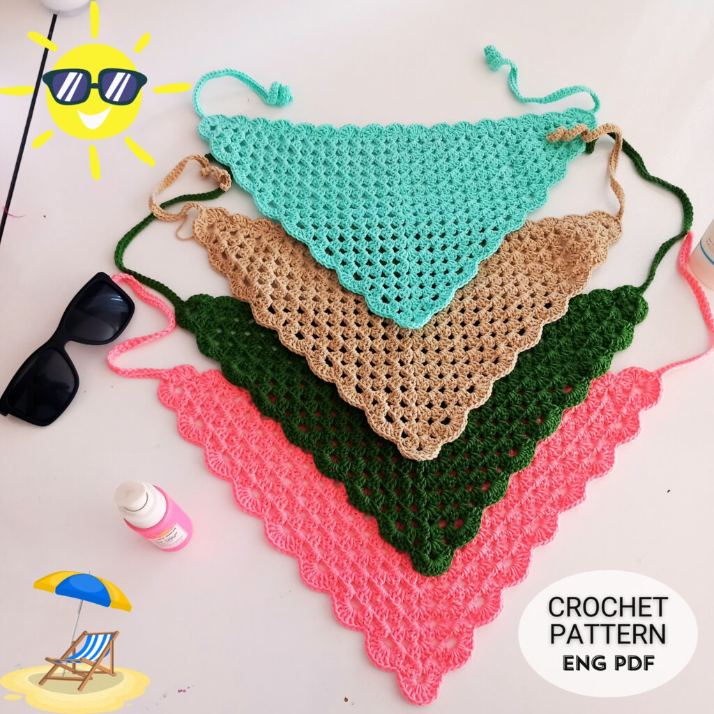 crochet bandana pattern
