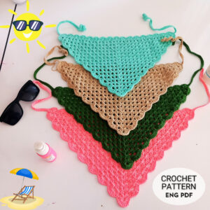 crochet bandana pattern